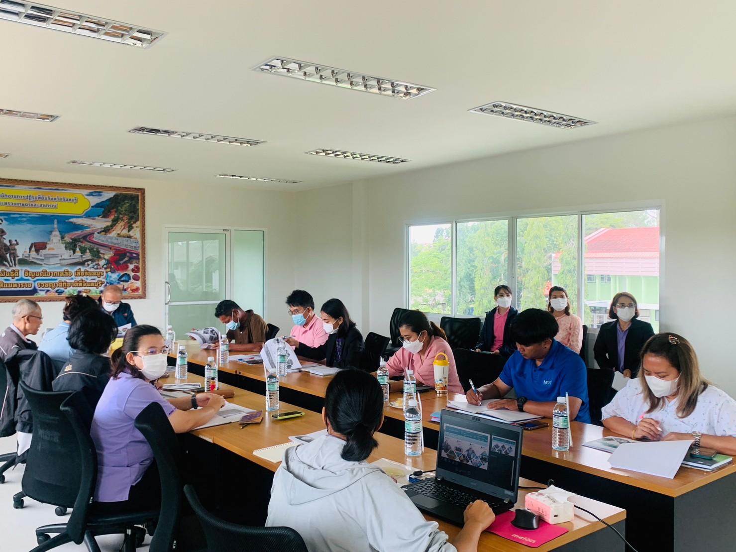 title - ผู้ตรวจราชการกรม ส.ป.ก. ลงพื้นที่เพื่อรับฟังปัญหาของเกษตรกรในโครงการจัดที่ดินแปลงเกษตรเกื้อกูลทับปะตีโมเดล และประชุมติดตามผลการดำเนินงานตามแผนการตรวจราชการ ส.ป.ก.จันทบุรี